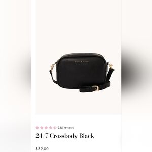 NEW Poppy And Peonies 24/7 Crossbody Black